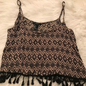 Boho crop top
